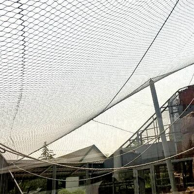 Stainless Steel Cable Mesh Flexibility Anti Corrosive For Amusement Rides