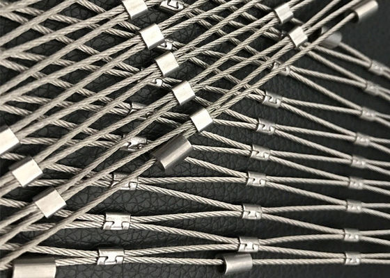 Safety Non Rusting Stainless Steel Wire Rope Mesh for Aviary Netting and Animal Enclosures