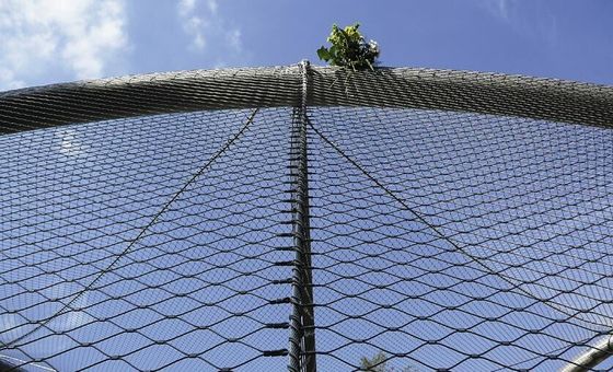 Siatka zabezpieczająca ze stali nierdzewnej, drut 2,0 mm, oczko 60x60 mm, ochrona przed upadkiem