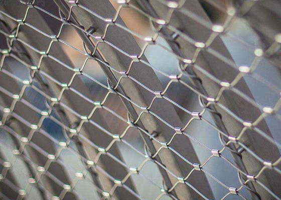 Elastyczna balustrada balustradowa Siatka ze stali nierdzewnej 3 mm