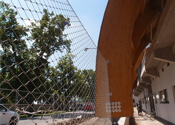 4,0 mm architektoniczna siatka zabezpieczająca budynek z siatki drucianej