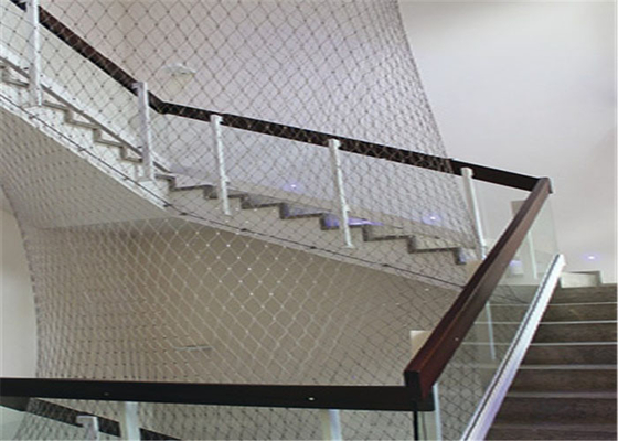 Sus 304 Elastyczność Balustrady Siatki 60 * 60 Mm Otwór