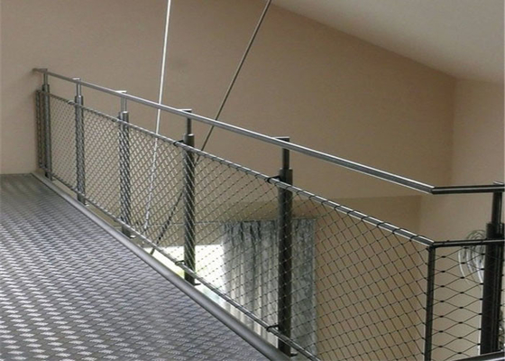 Balkon Siatka z siatki ze stali nierdzewnej 1,2 mm Otwór 300x300 mm