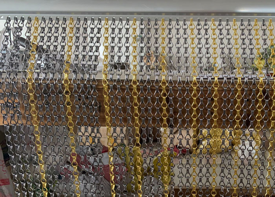 Aluminiowa siatka druciana 1,5 Mm Ekran kurtyny Architekci Sala wystawowa Dekoracyjna
