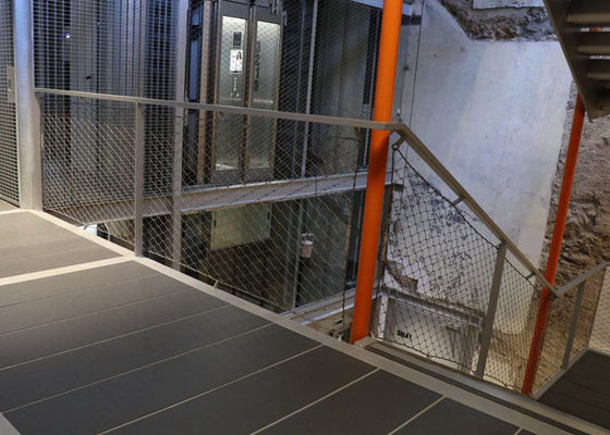 Sieć kablowa ze stali nierdzewnej 50x50mm SUS 304 316 Przeciwkorrozyjna