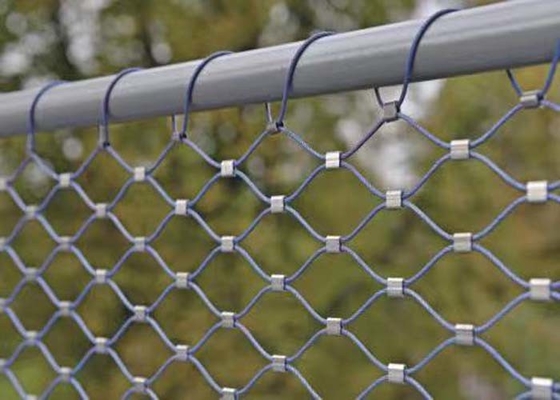 Siatka kablowa ze stali nierdzewnej SUS304 powlekana CE PVC z siatką linową 2,0 mm