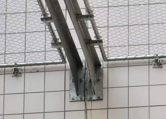 Konfigurowalne ogrodzenie z siatki kablowej X Tend z liną ze stali nierdzewnej 2,0 mm odporne na warunki atmosferyczne