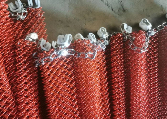 Anodowa oksydowana aluminiowa kurtyna z ogniwami łańcucha do dekoracji i przegród
