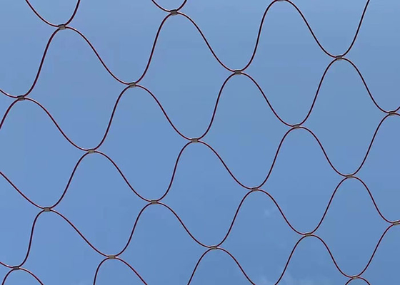 Pvc 304 Ze stali nierdzewnej Poręcz z siatki drucianej Architektoniczna siatka druciana Nierdzewna