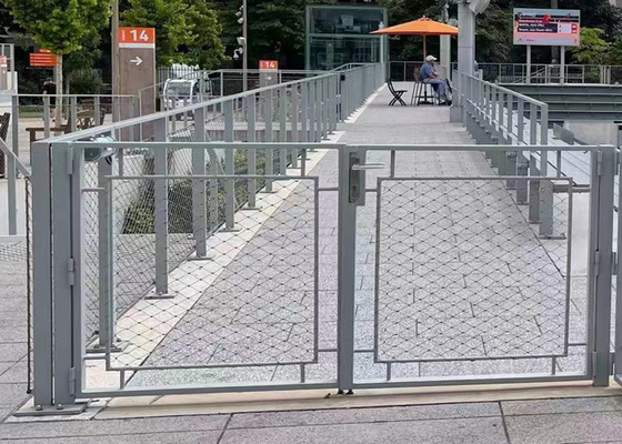 Siatka kablowa balustrady 25 * 25 mm, siatka linowa ze stali nierdzewnej 316 Nierdzewna
