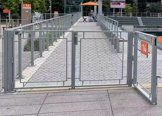 Balustrada Elastyczna siatka kablowa ze stali nierdzewnej Antykorozyjna Dostosowana
