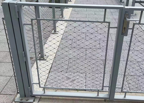 Ogrodzenie z linki zabezpieczającej Siatka ze stali nierdzewnej 304, drut antykorozyjny o średnicy 2,0 mm
