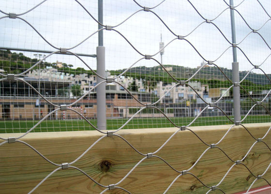 Siatka kablowa ze stali nierdzewnej SS316, odporna na korozję, siatka do zoo