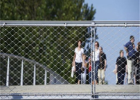 Opieka nad przelotem sieć kablowa ze stali nierdzewnej 2,5 mm drut