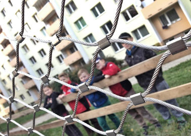 Siatka AISI 316 z siatki drucianej, elastyczna siatka kablowa ze stali nierdzewnej na balkon