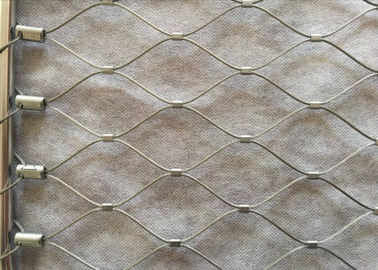 316L SS Wire Rope Mesh Ręcznie tkana 1.2-3.2mm Średnica na balustradę