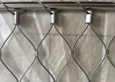 Klasyczna siatkowa siatka do kabury Inox, lina sieciowa X Steel ze stalową linką