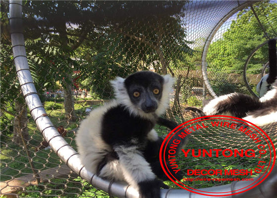 Wiązane siatki zwierząt, zoo Woliera siatki odporne na korozję