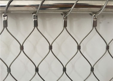 Elastyczna stalowa siatka druciana do balustrad w formie ferrula
