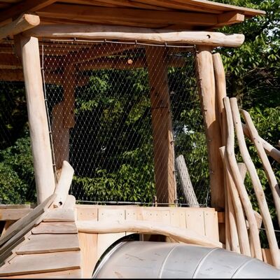 Najbardziej wytrzymała siatka zabezpieczająca przed upadkiem ze stali nierdzewnej na dziedziniec