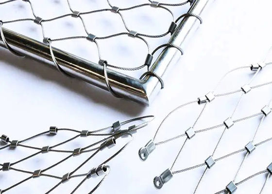 Silna trwała sieć liniowa ze stali nierdzewnej 316 do ogrodzenia zwierząt