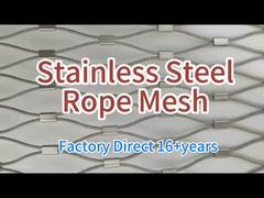 Durable Stainless Steel Wire Rope Netting for Zoo Enclosures